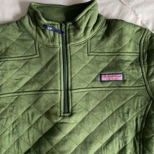 Vineyard vines Half zip quilted pullover